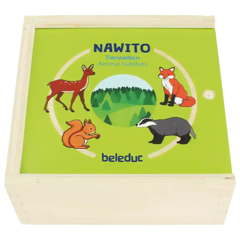 Betrouwbaar Beleduc 5-Delige puzzel dierenwereld, vanaf 4 jaar