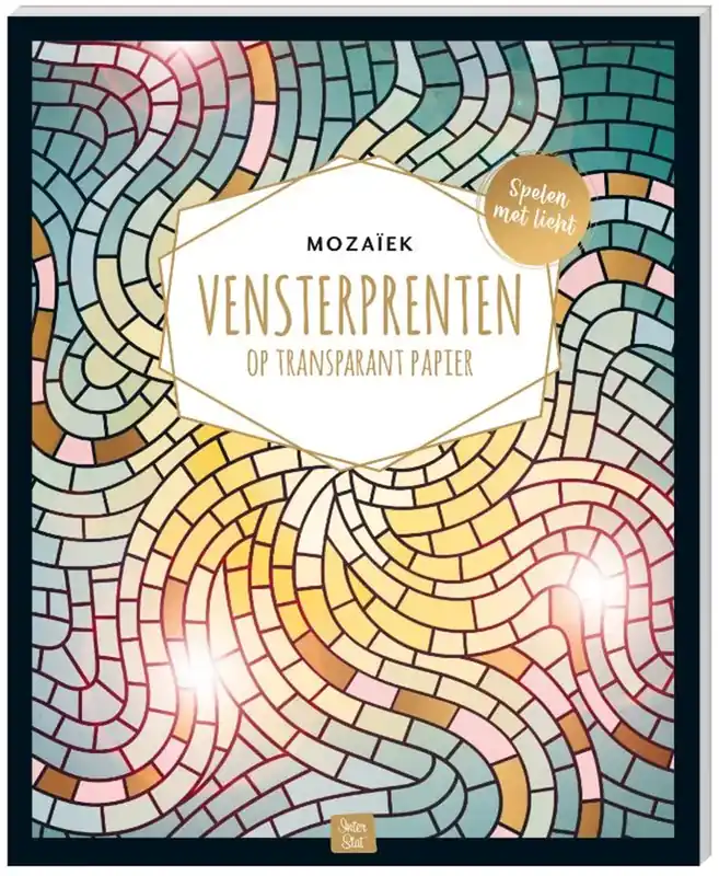Favoriet Vensterprenten mozaïek op transparant papier 10+