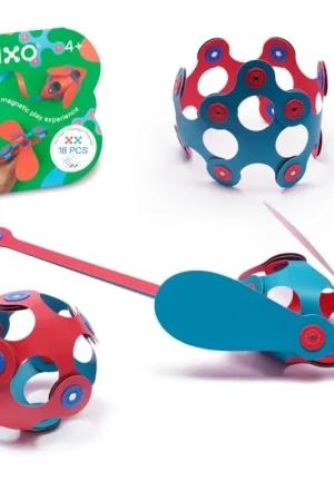 Clixo Itsy flamingo en turquoise magnetische startset 18 stuks Aanbieding