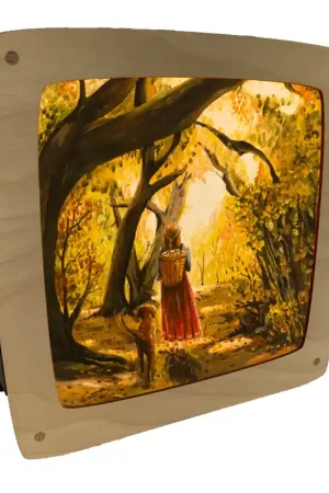 Exclusieve Aanbieding Esther Bennink silhouet voor toverlamp - Paddenstoelentijd