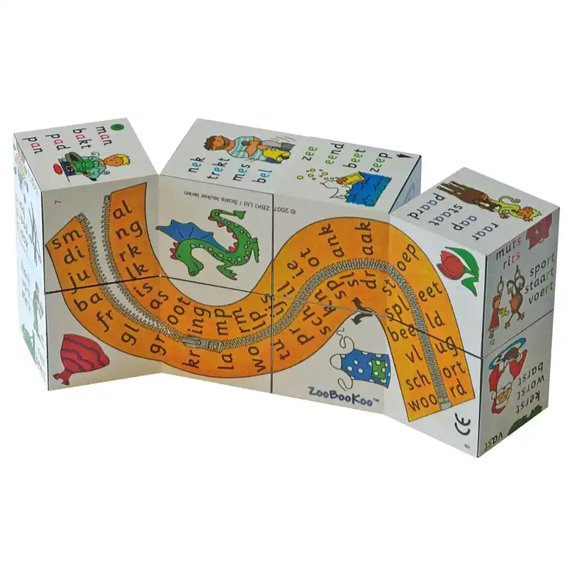 Koopje Zoobookoo blokpuzzel Klanken en Letters