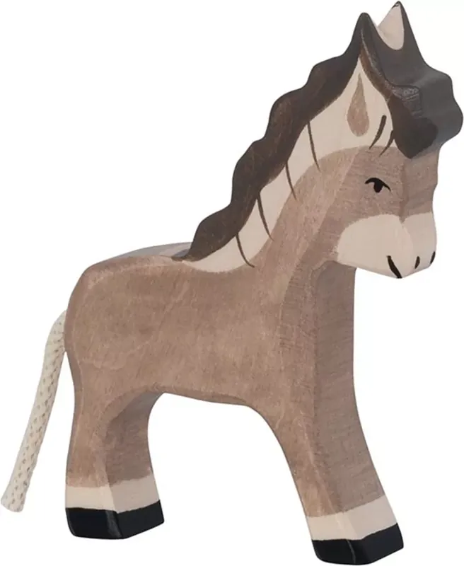 Holztiger houten kleine ezel 9 cm Must-Have