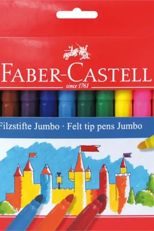 Goedkoop Faber Castell 12 Jumbo viltstiften