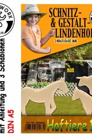Kids at Work Snijhout drie sjablonen groot Hete Deal