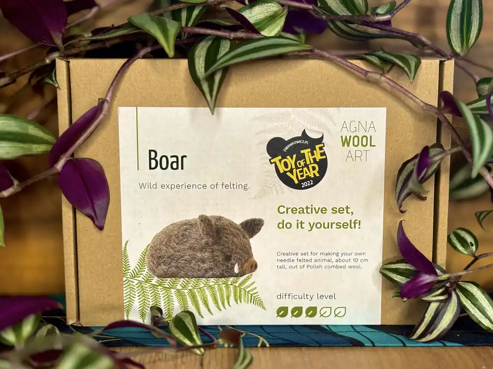 Koop Online Agna Wool Art prikvilt pakket Zwijn