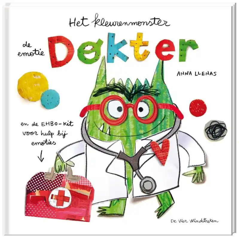 Actieprijs De Vier Windstreken - Het kleurenmonster, de emotiedokter, vanaf 4 jaar