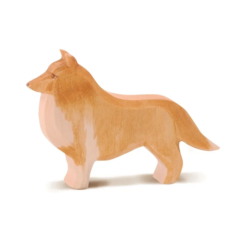 Ostheimer Collie als houten hondenfiguur voor open spel Voordeelprijs