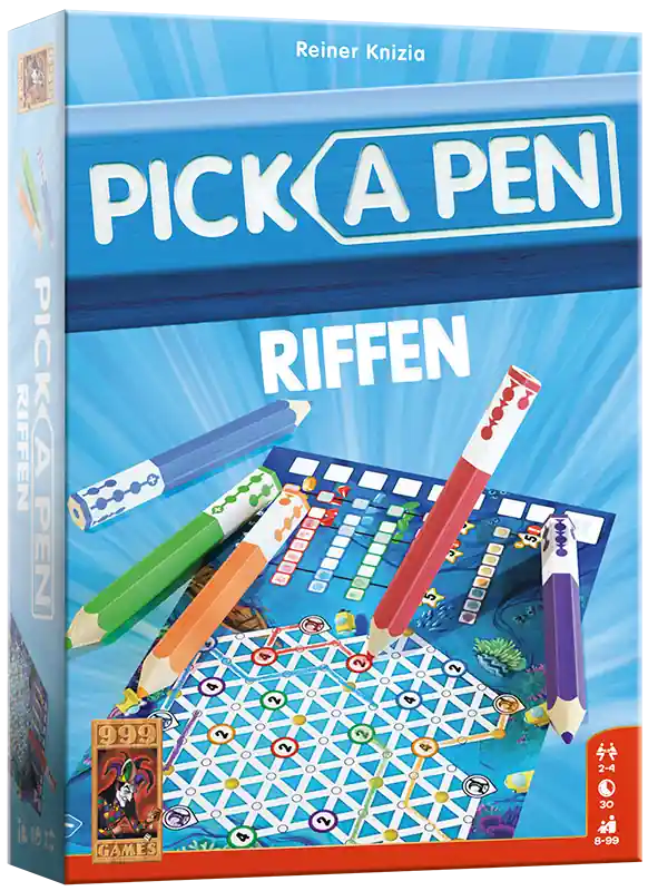 999 Games Pick a Pen riffen, vanaf 8 jaar Must-Have