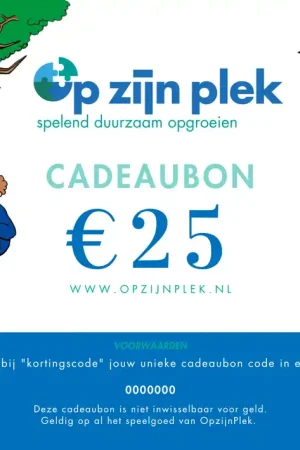 Hoge Kwaliteit Cadeaubon digitaal - zelfde dag in huis