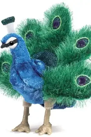 Aanbieding Folkmanis handpop kleine pauw