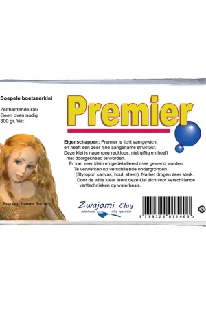 Premier Soepele modeleerklei - fijne boetseerklei Exclusieve Aanbieding