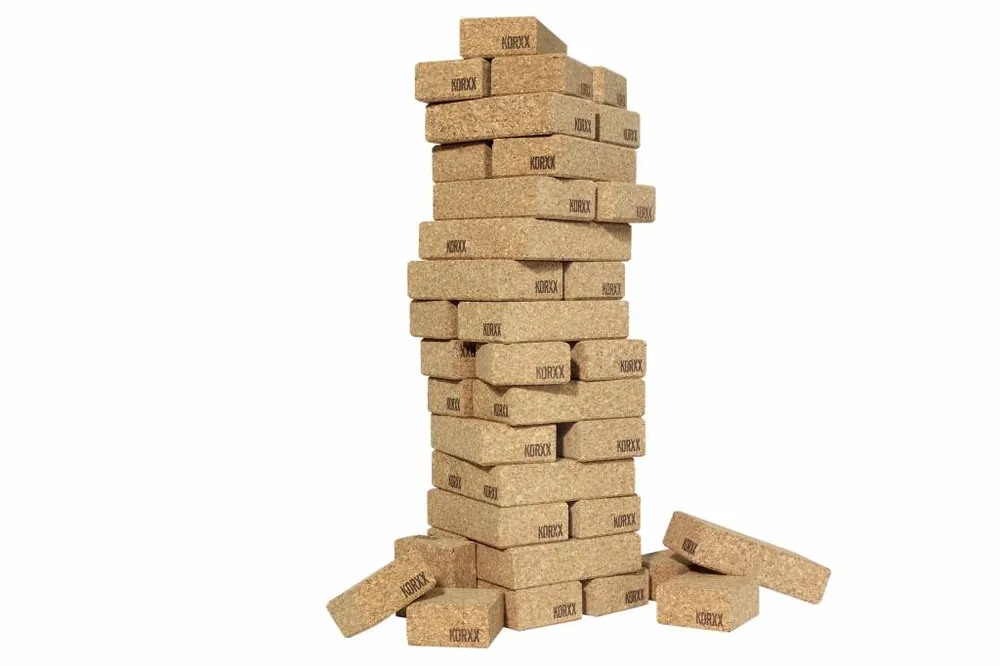 Gratis Retour Cuboid XL - 140 kurk bouwstenen
