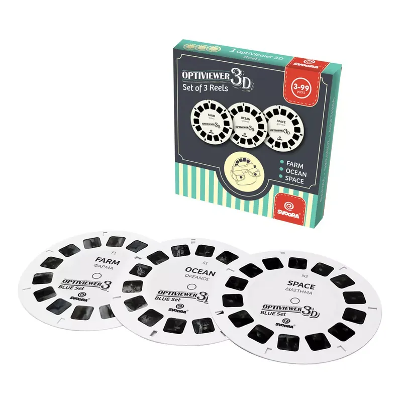 Nieuw Svoora 3D Optiviewer schijven Dinosaurus, Jungle, Ruimte