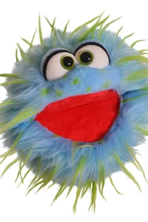 Goedkoop Kletskop Sutsche blauw groen 20 cm met beweegbare mond