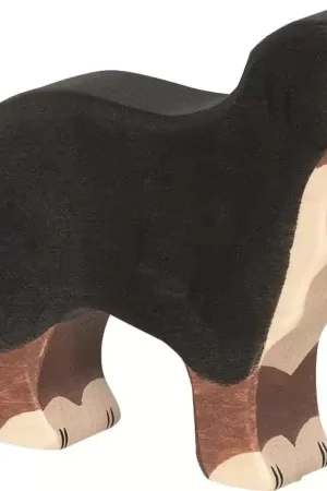 Direct Beschikbaar Holztiger houten berner sennenhond 12 cm