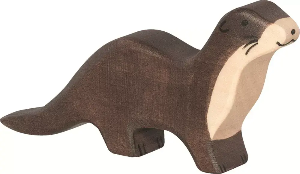 Holztiger houten zeeotter 10,5 cm Shop Nu