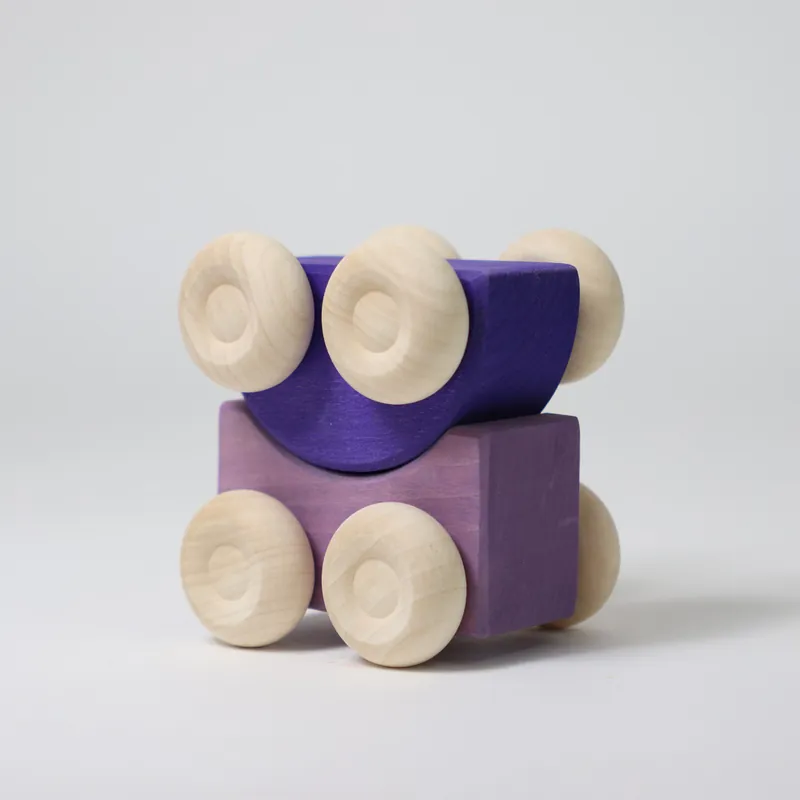 Speciale Aanbieding Grimm's houten Stapelauto's Paars