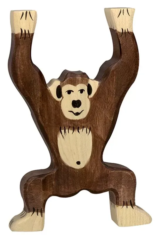 Holztiger houten chimpansee 9 cm Gereduceerde Prijs