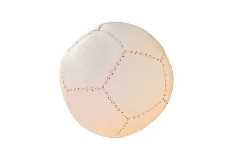 Shop Nu Lautenbach lederen bal gevuld met schapenwol - 9 cm