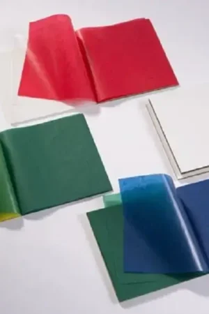 Mercurius Vliegerpapier - waspapier blok 16 x 16 - 5 kerstkleuren Voordeelprijs