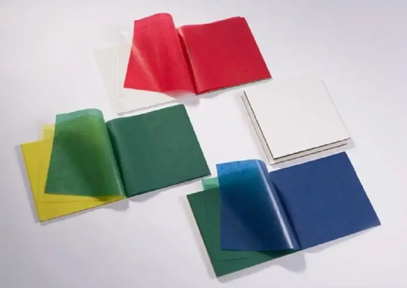 Mercurius Vliegerpapier - waspapier blok 16 x 16 - 5 kerstkleuren Voordeelprijs