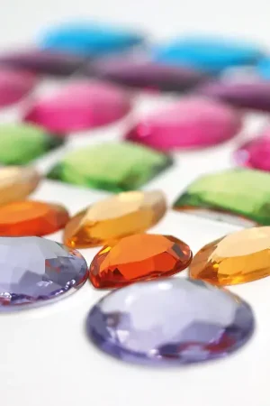 Grimm's 28 grote Acryl Glitterstenen Goedkoop