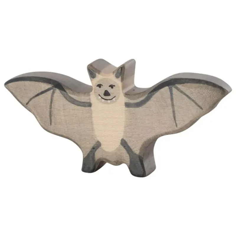 Rechtstreeks Van De Fabrikant Holztiger houten vleermuis 11 cm