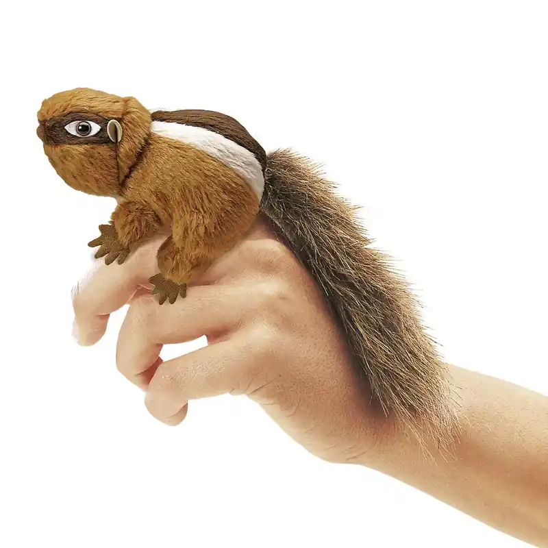 Folkmanis vingerpopje Chipmunk - aardeekhoorn Premium