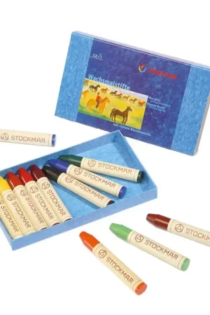 Nu Kopen Stockmar 12 kleuren bijenwasstiftjes - kartonnen etui