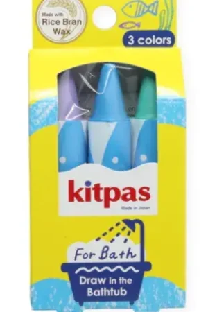 Betrouwbaar Kitpas Badkrijt vis - groen, blauw, paars