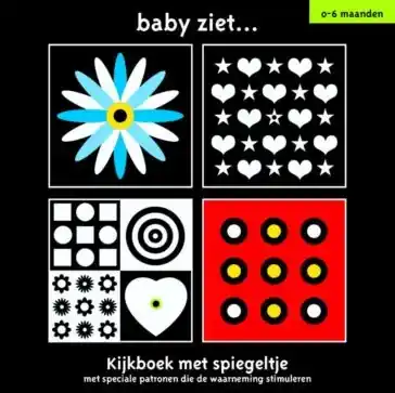 Direct Verzonden Baby ziet: Kijkboek met spiegeltje 0+