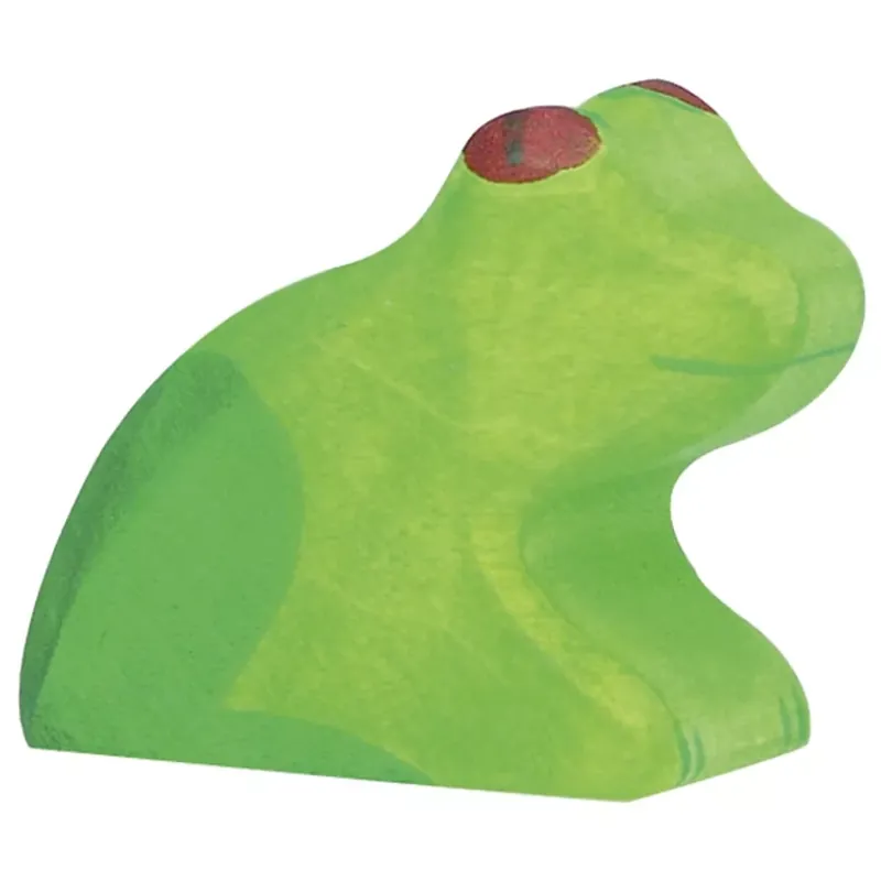 Holztiger houten kikker 5 cm Laatste Versie