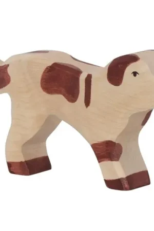 Tijdelijk Beschikbaar Holztiger houten boerderijhond 14 cm