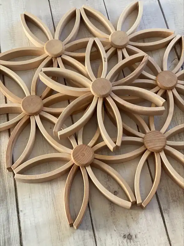 Laatste Kans Houten Abel Blokken Mini - 66 stuks