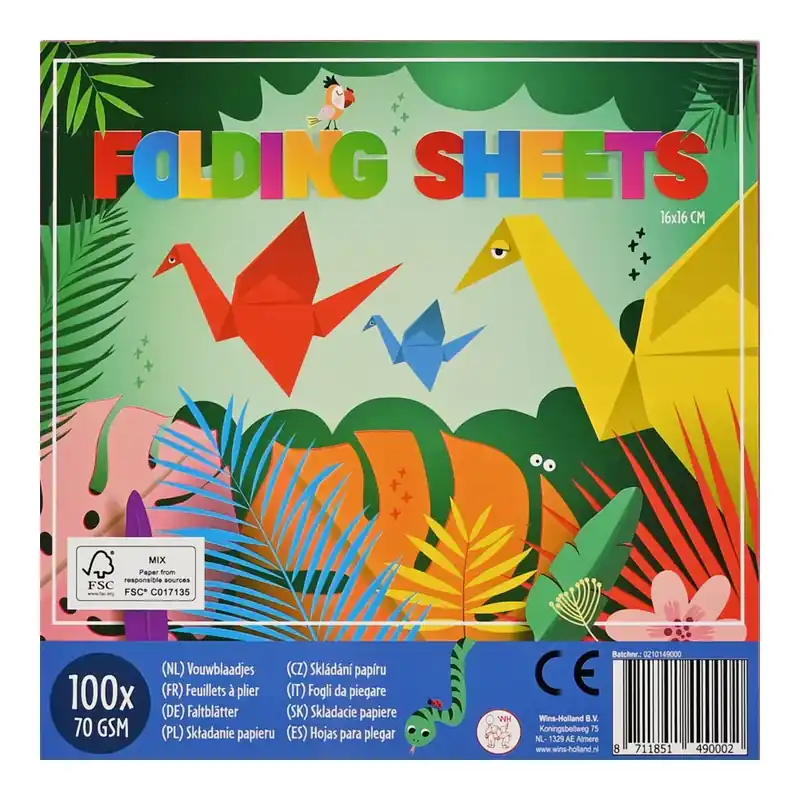 Shop Nu Vouwblaadjes FSC papier 100 stuks