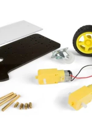 Tijdelijk Beschikbaar Robotica frame met motor en wielen voor jonge makers