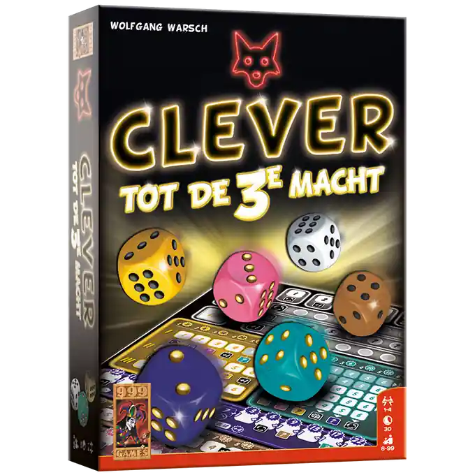 999 Games Clever tot de 3e Macht Uitverkoop