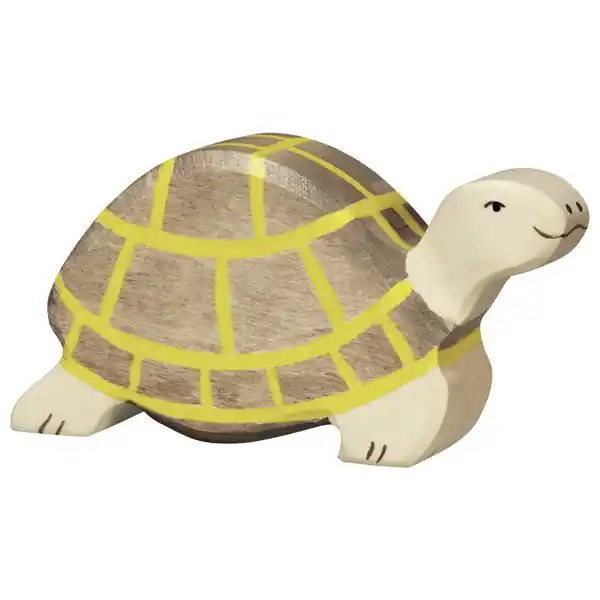 Populair Holztiger houten schildpad 10 cm - artikel 80545