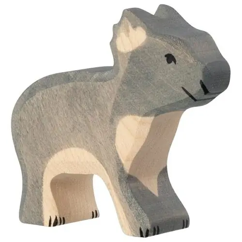 Beperkt Aanbod Holztiger houten koala staand 7 cm