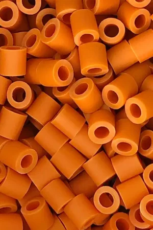 Nabbi Biobeads strijkkralen oranje - 1000 kralen Betrouwbaar
