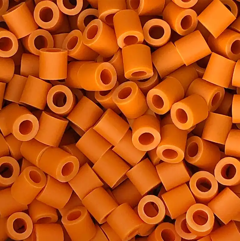Nabbi Biobeads strijkkralen oranje - 1000 kralen Betrouwbaar