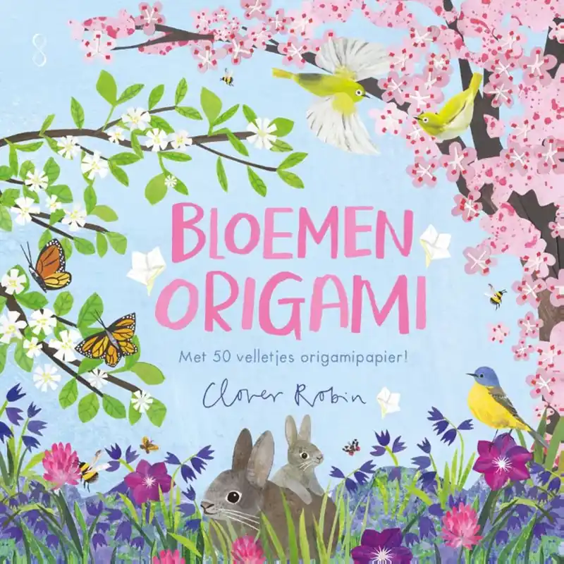 Koop Vandaag Bloemen Origami met 50 velletje origamipapier, vanaf 9 jaar