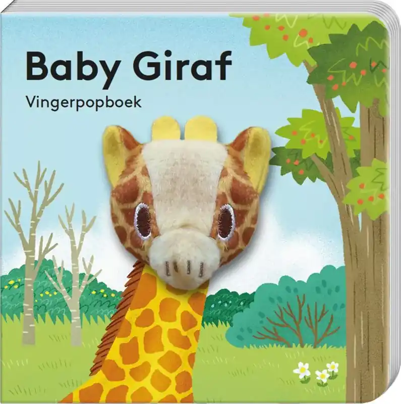 Imagebooks vingerpopboek - nijlpaard, giraf, olifant of leeuw, vanaf 2 jaar Uitverkoop