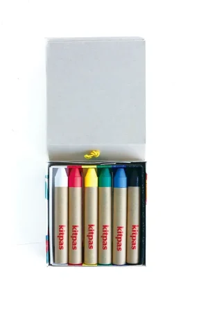 Kitpas (raam)krijt medium 6 stuks 'Bird' Superprijs
