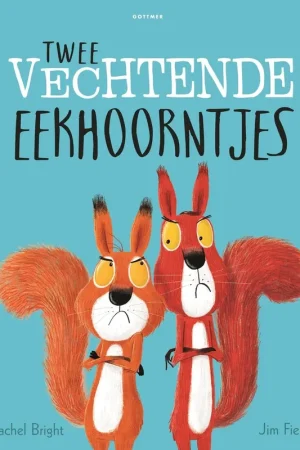 Twee vechtende eekhoorntjes, vanaf 3 jaar Direct Beschikbaar
