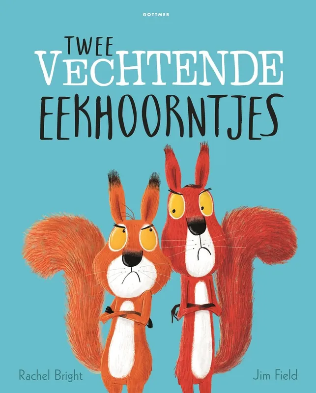 Twee vechtende eekhoorntjes, vanaf 3 jaar Direct Beschikbaar