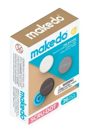 Populair Makedo Doppen 36 stuks – Zwart Wit Grijs