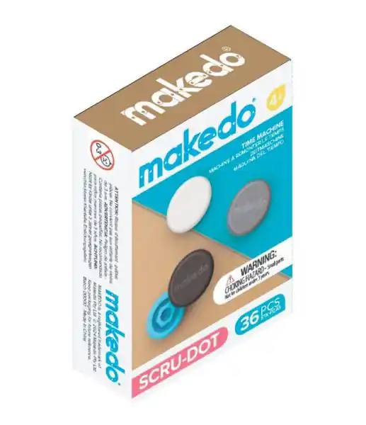 Populair Makedo Doppen 36 stuks – Zwart Wit Grijs