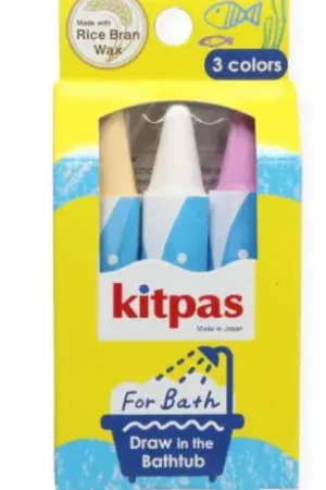 Kitpas Badkrijt schelp - geel, wit en roze Laatste Kans