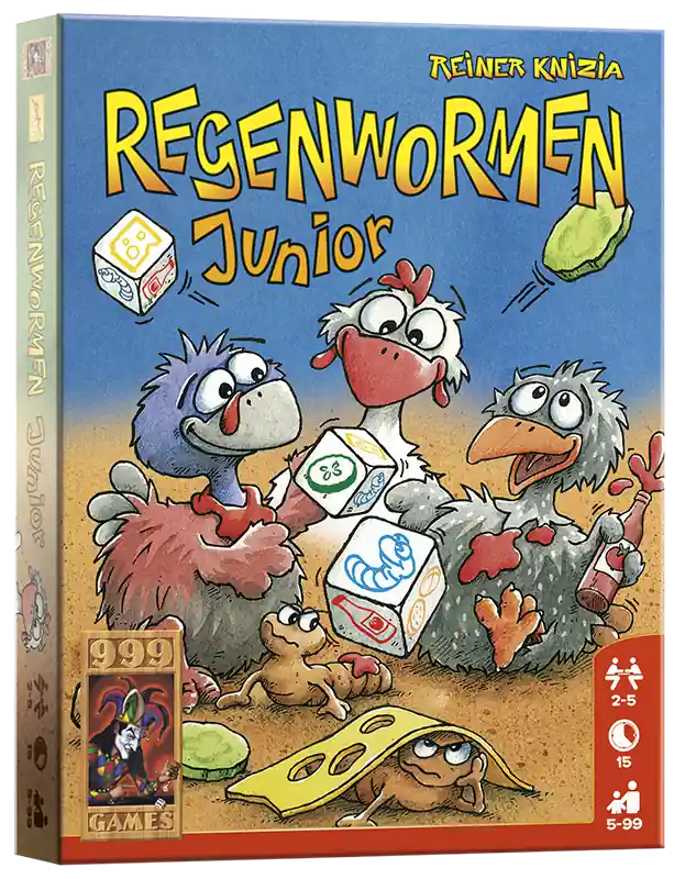 999 Games Regenwormen Junior Populair
